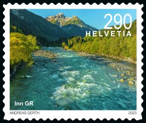 Swiss river landscapes - Inn - Canton Graubünden