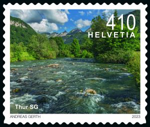 Swiss river landscapes - Thur - Cantons of St Gallen, Thurgau, and Zurich